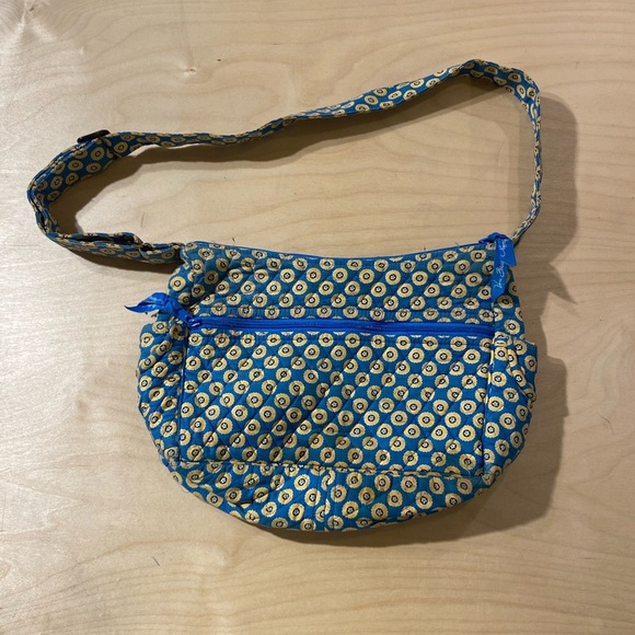 Vera Bradley Blue and Yellow Patterned Women's Bag (BI) - Picture 7 of 10